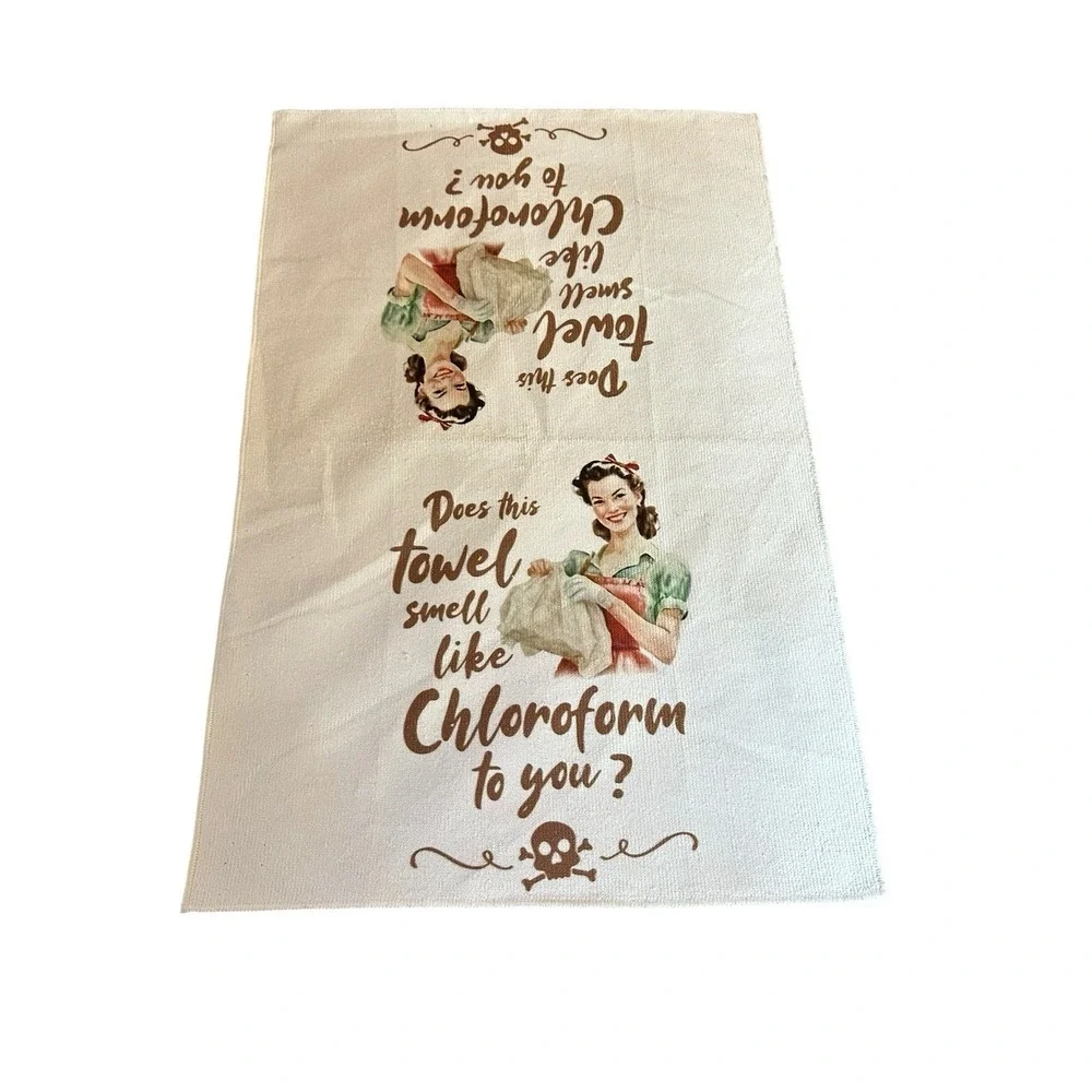 NEW‎ kitchen hand towel microfiber 15x23 inches novelty halloween horrow